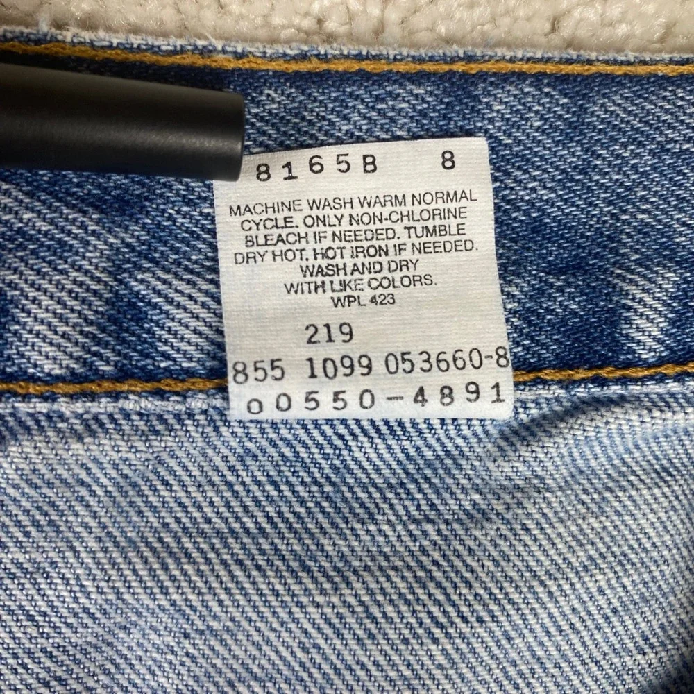 Vtg Levi's 550 Relaxed Jeans Mens 36x32 fits 35x31 Blue 100% Cotton Y2K Denim